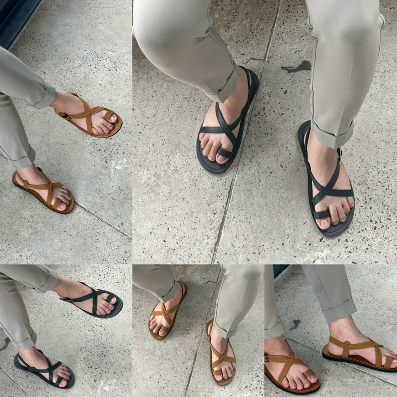 Sandal Nam Nữ JOURNEY Xỏ Ngón Da thật cao cấp [0707]