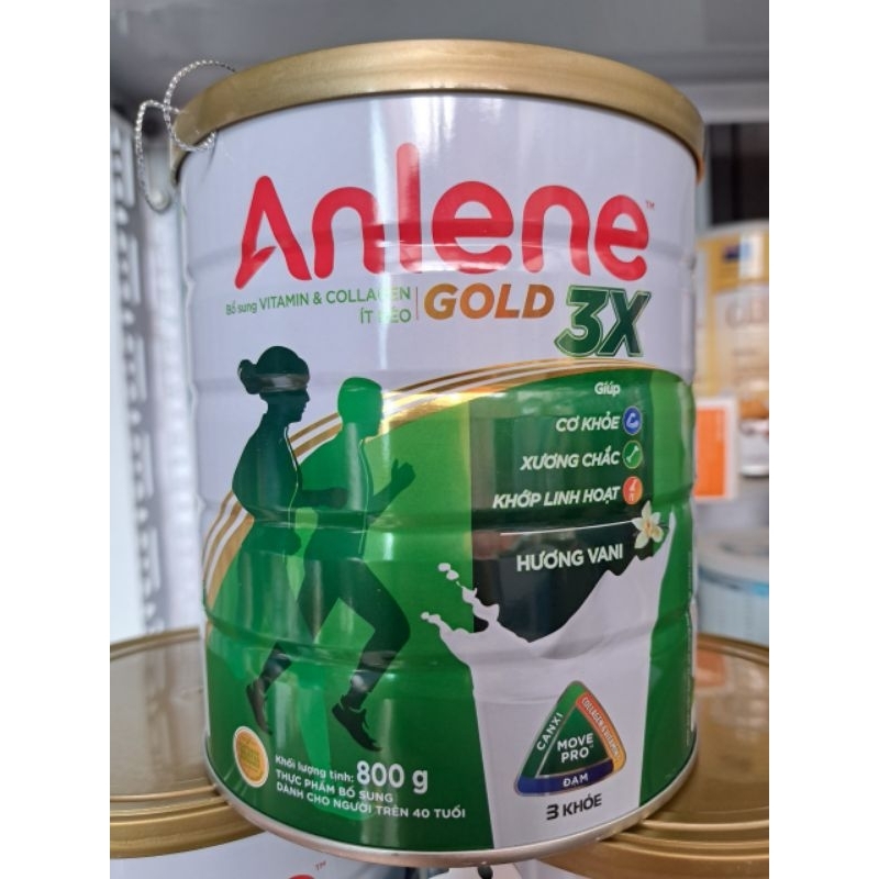 Sữa bột Anlene Gold 3x Hộp 800g(tặng 1 rổ nhựa)