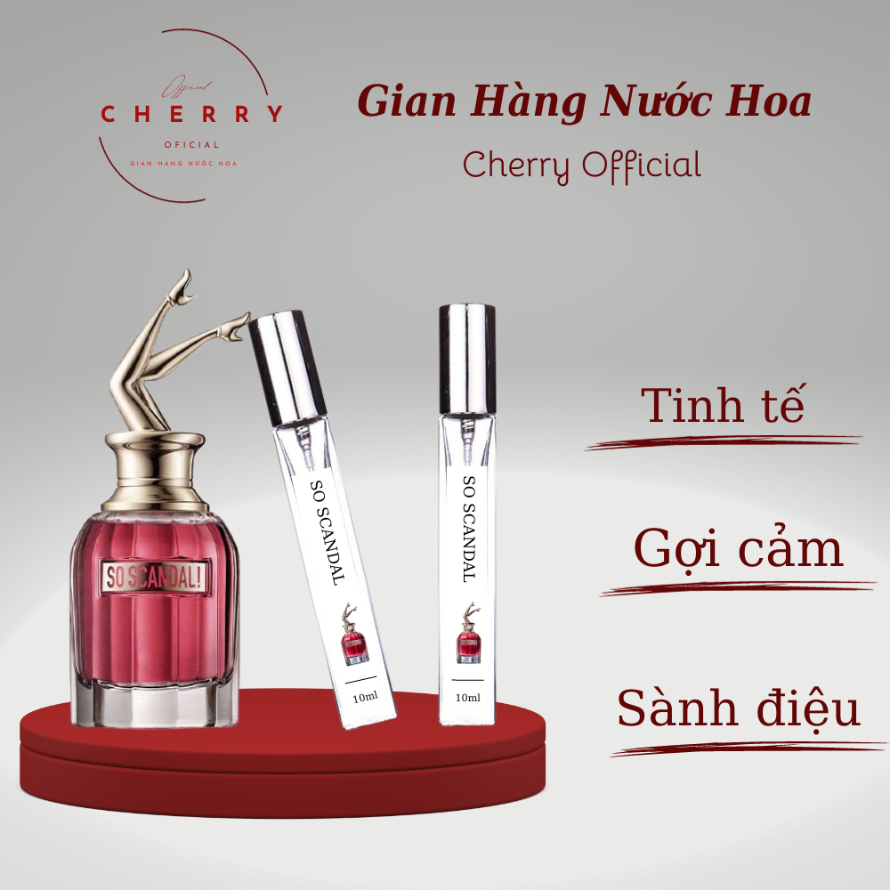 Nước Hoa Nữ Jean Paul Gaultier So Scandal Sexy Quyến Rũ Ngọt Ngào - Cherry Official