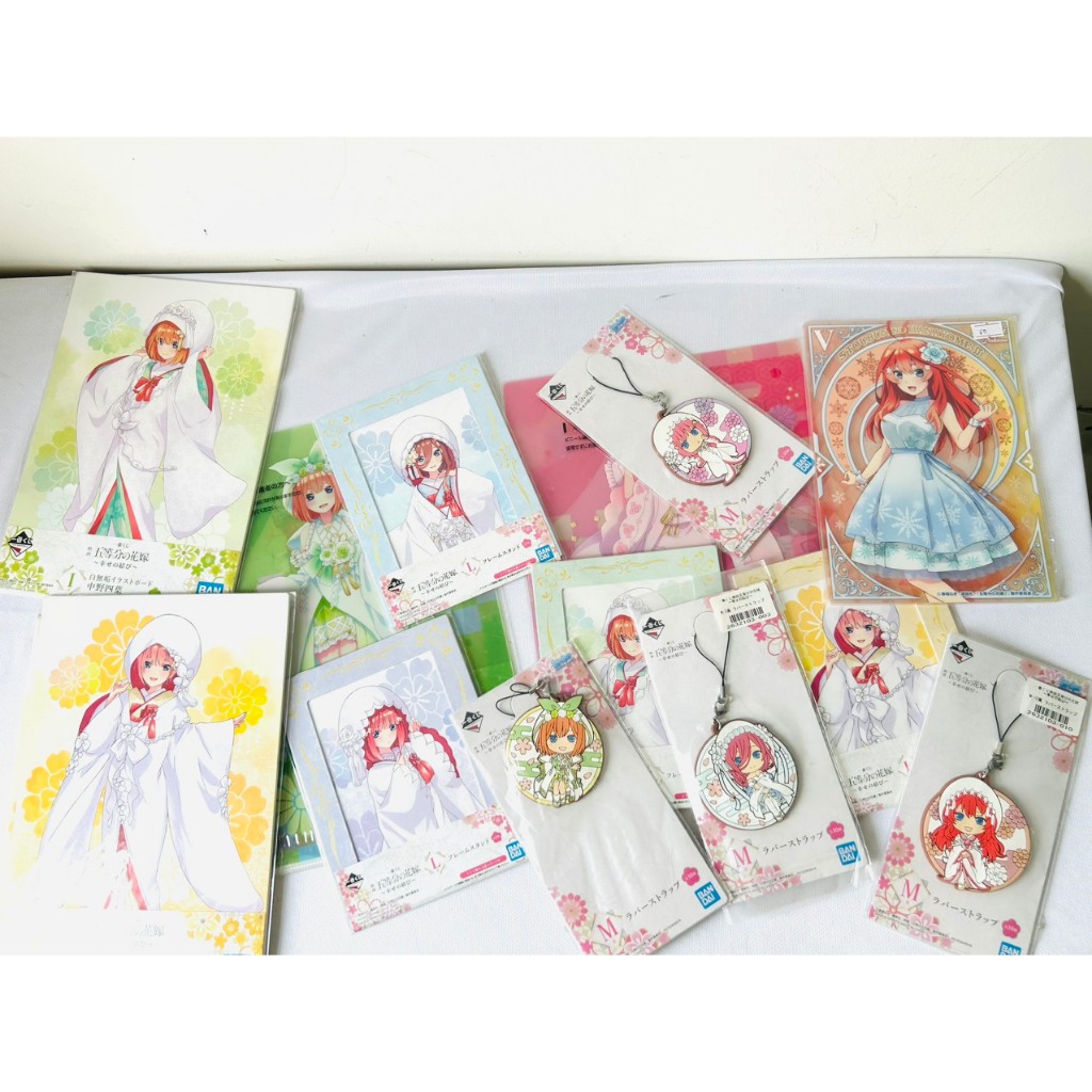 Tranh Ảnh Móc Khóa cao su chính hãng Nhà có 5 nàng dâu Gotoubun no Hanayome