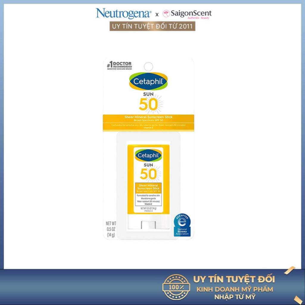 Sáp Chống Nắng Cetaphil Sheer Mineral Suncreen Stick Broad Spf 59