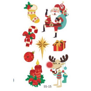 Hình xăm dán Noel nhiều mẫu