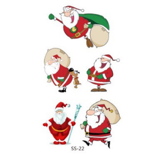 Hình xăm dán Noel nhiều mẫu
