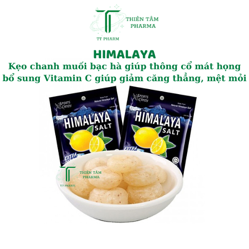 Kẹo ngậm Chanh Muối HIMALAYA SALT Chính Hãng Malaysia (túi 6 viên)