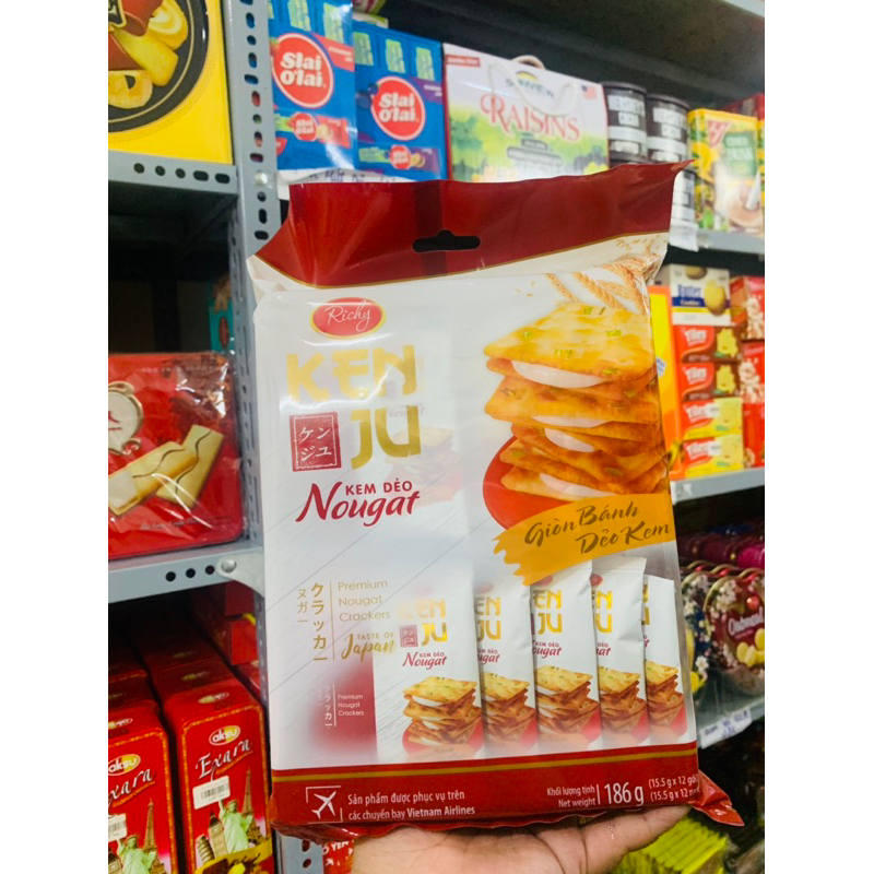 BÁNH NOUGAT HÀNH KENJU 186G