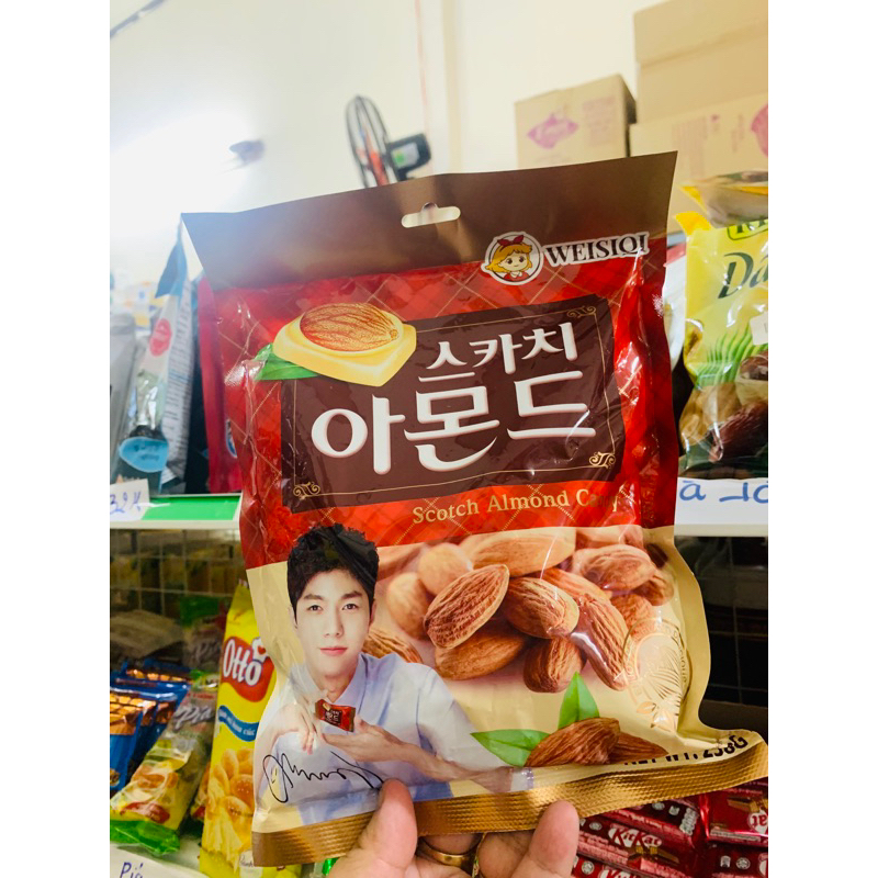 ) Kẹo hạnh nhân Almond milk Crisp 238g