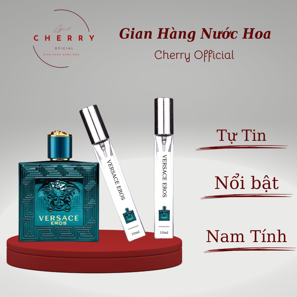 Nước hoa Versace Eros cao cấp sang trọng lưu hương lâu - Cherry Official