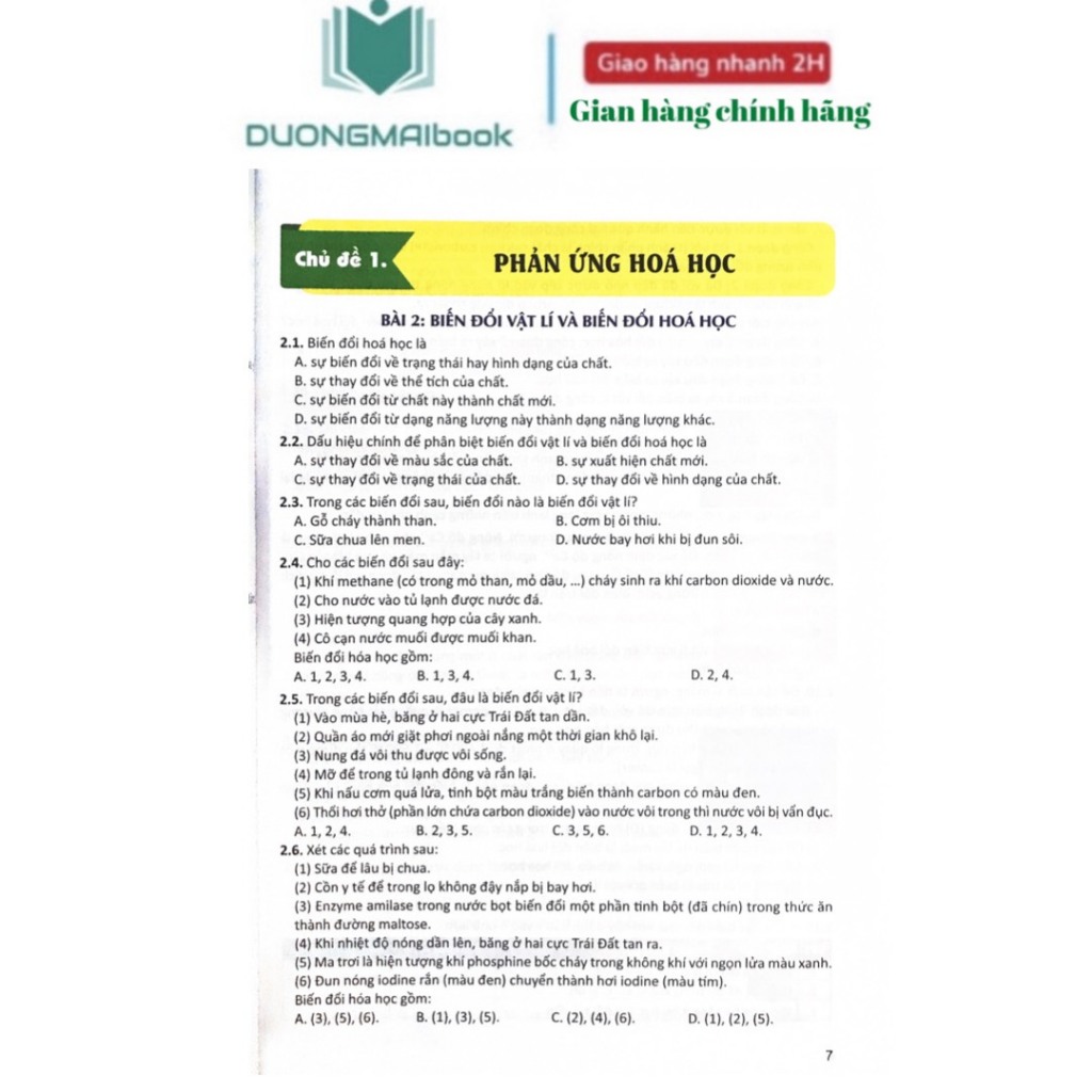 Sách - Bài tập cơ bản và nâng cao Khoa học tự nhiên 8 - Cao Cự Giác