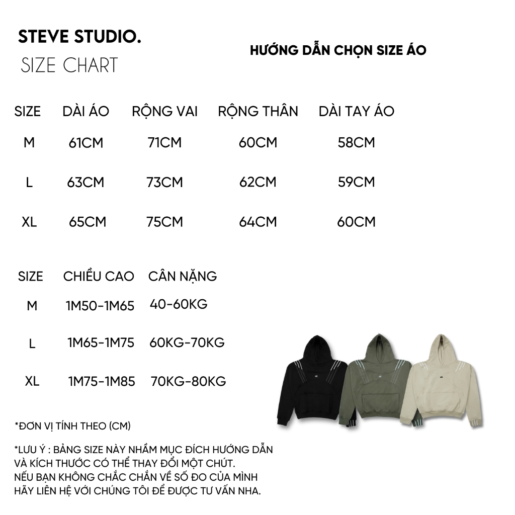 Áo Hoodie Steve Nỉ Lông Cừu Logo Thêu Form Boxy, áo nỉ 3 màu