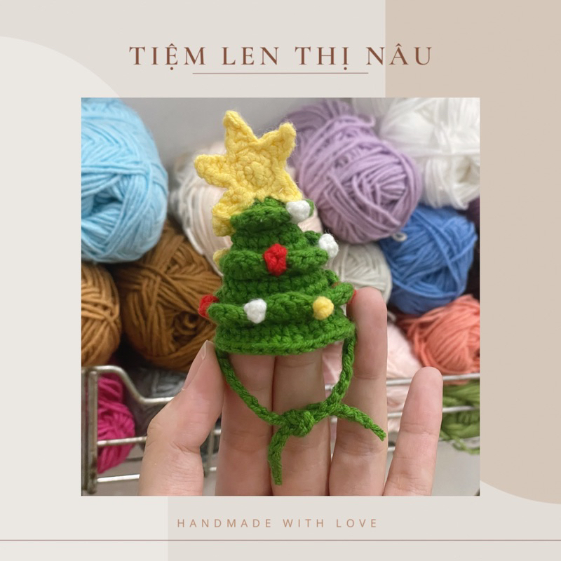 Khỉ Bé - móc khoá len