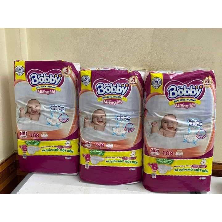 Miếng lót Bobby NB1 108+6   - SỈ IB