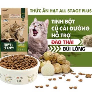 Thức Ăn Hạt Nutri Plan Cho Mèo Mọi Lứa Tuổi - Bao 5kg