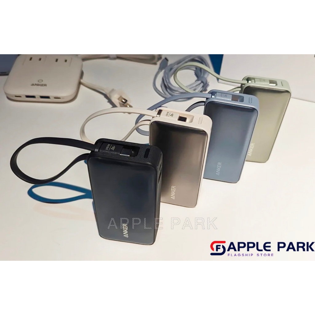 Sạc dự phòng Anker A1259 10000mAh 30W Kèm Cáp Type C in/out, hỗ trợ PD/PPS/QC,Cho Laptop 15 Pro 14 13 12 iPad vv,BH 12T