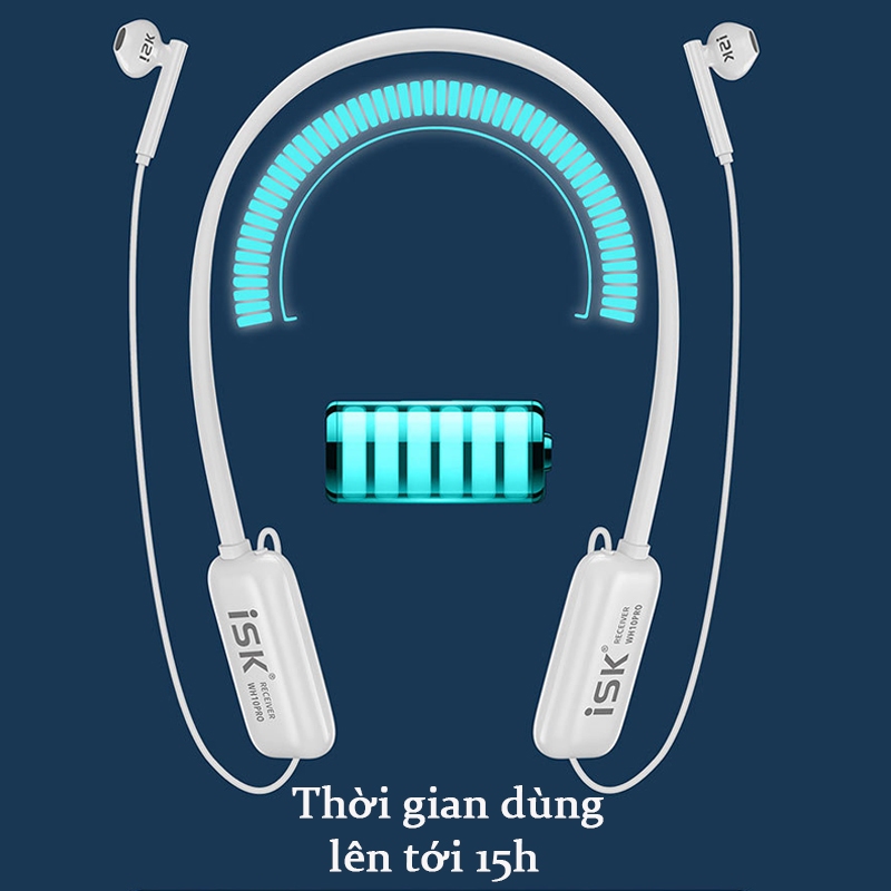 Tai nghe không dây ISK WH10 PRO dùng cho livestream, cắm cổng UAX hoặc 3.5mm tai nghe