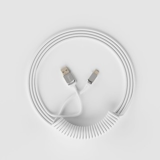 Dây AKKO Coiled Cable (Black / White / Pink / Blue)