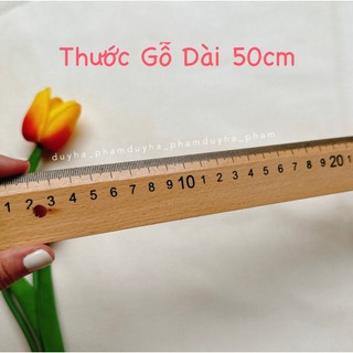 [LOẠI TỐT BÓNG ĐẸP] 📏THƯỚC GỖ VẼ MAY LOẠI BÓNG ĐẸP