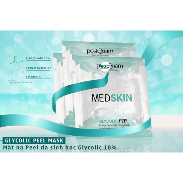 Mặt nạ Postquam Hyaluronic Serum - Enzimatic Peel - Glycolic Peel