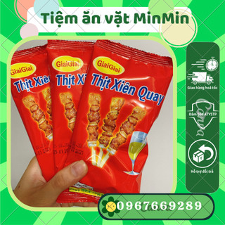 Snack thịt xiên quay