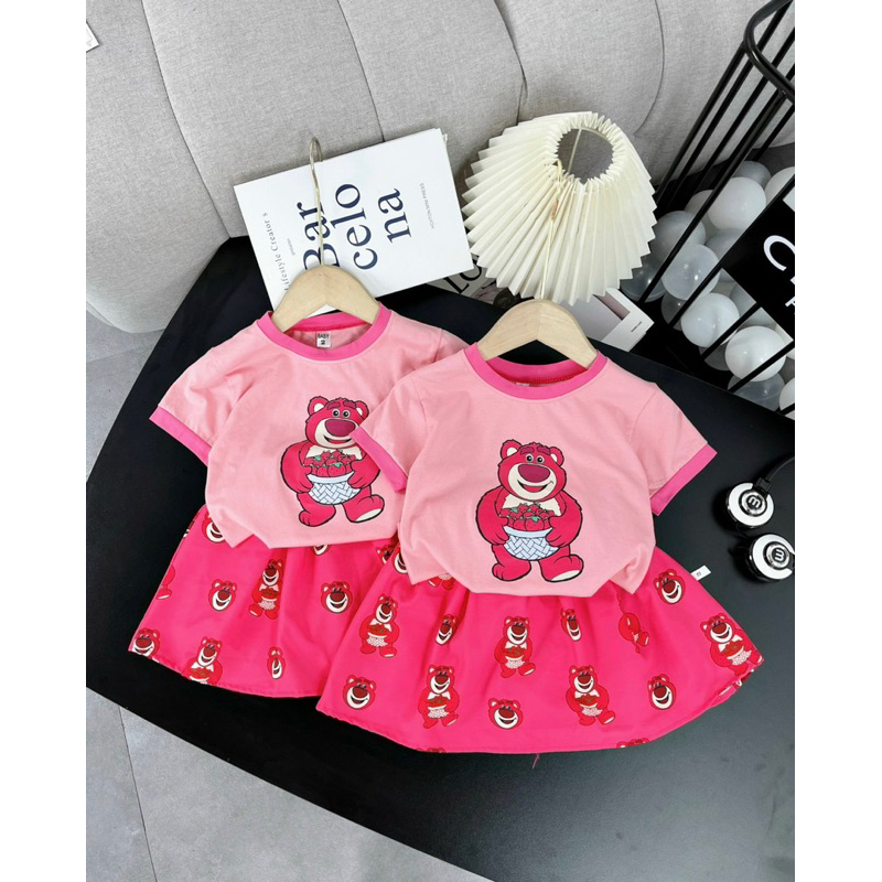 Váy bé gái áo +váy v3990 10-35kg nhà mộc baby store