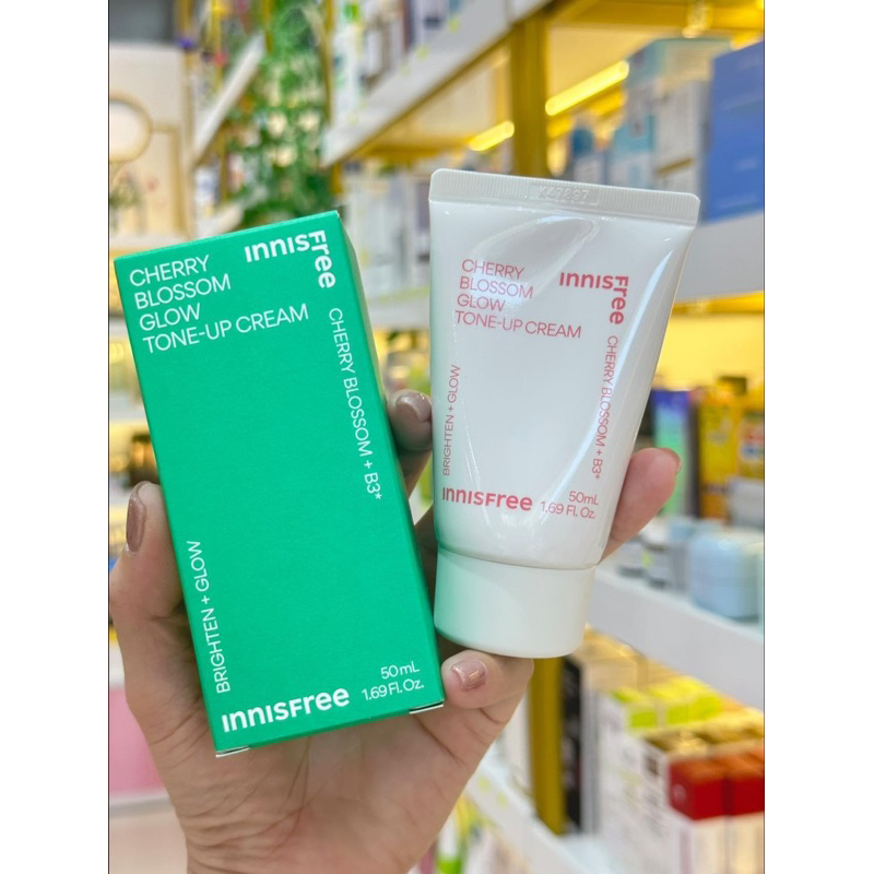 KEM DƯỠNG TRẮNG DA NÂNG TONE INNISFREE JEJU CHERRY BLOSSOM TONE-UP CREAM VÀ JELLY CREAM 50ml