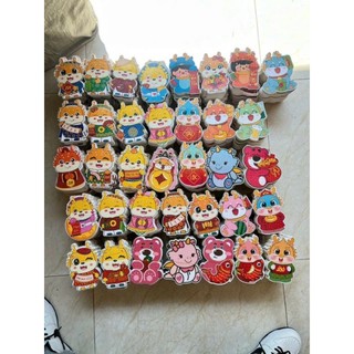 combo 10 Lì xì hot trend 2024- lì xì chibi cao cấp cho bé có phản quang