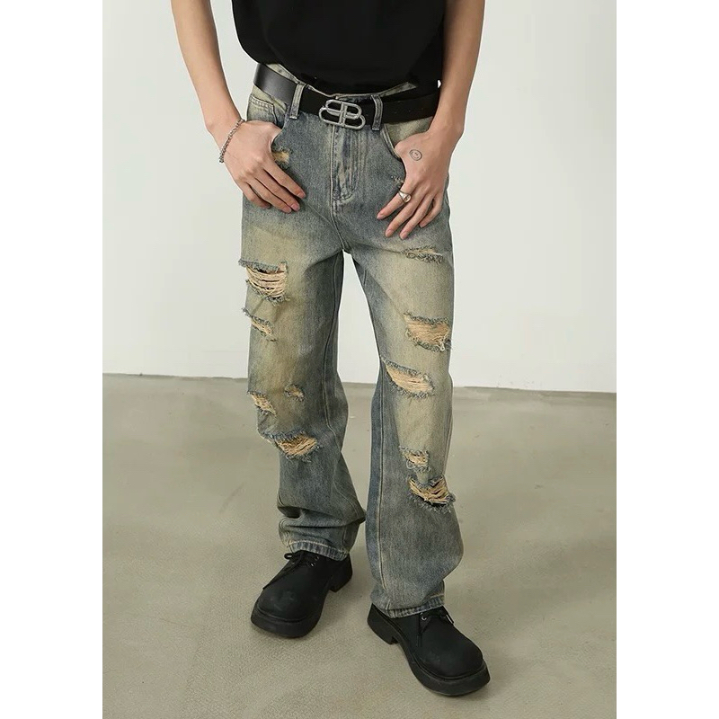 Quần jeans rách nam