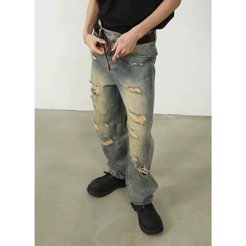 Quần jeans rách nam