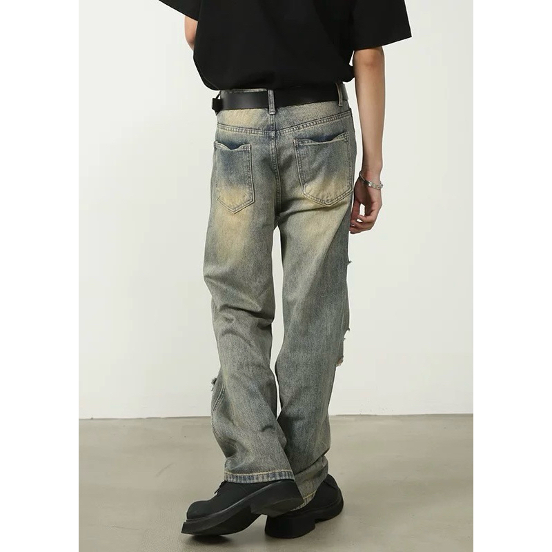Quần jeans rách nam