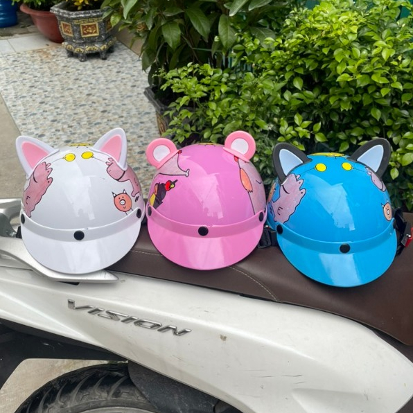 Nón bảo hiểm hưu cao cổ cho bé từ 3tuổi đên 10 tuổi