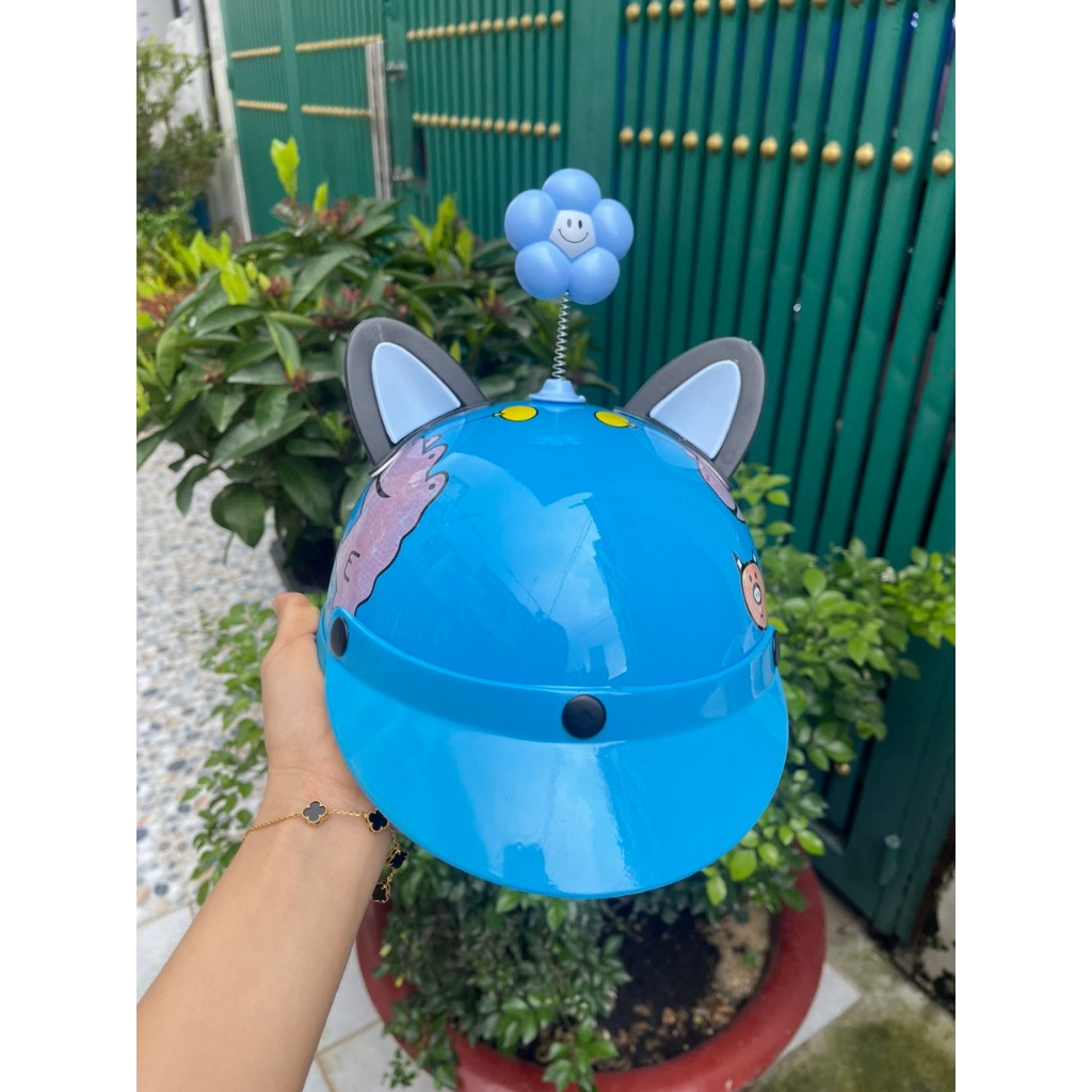 Nón bảo hiểm hưu cao cổ cho bé từ 3tuổi đên 10 tuổi