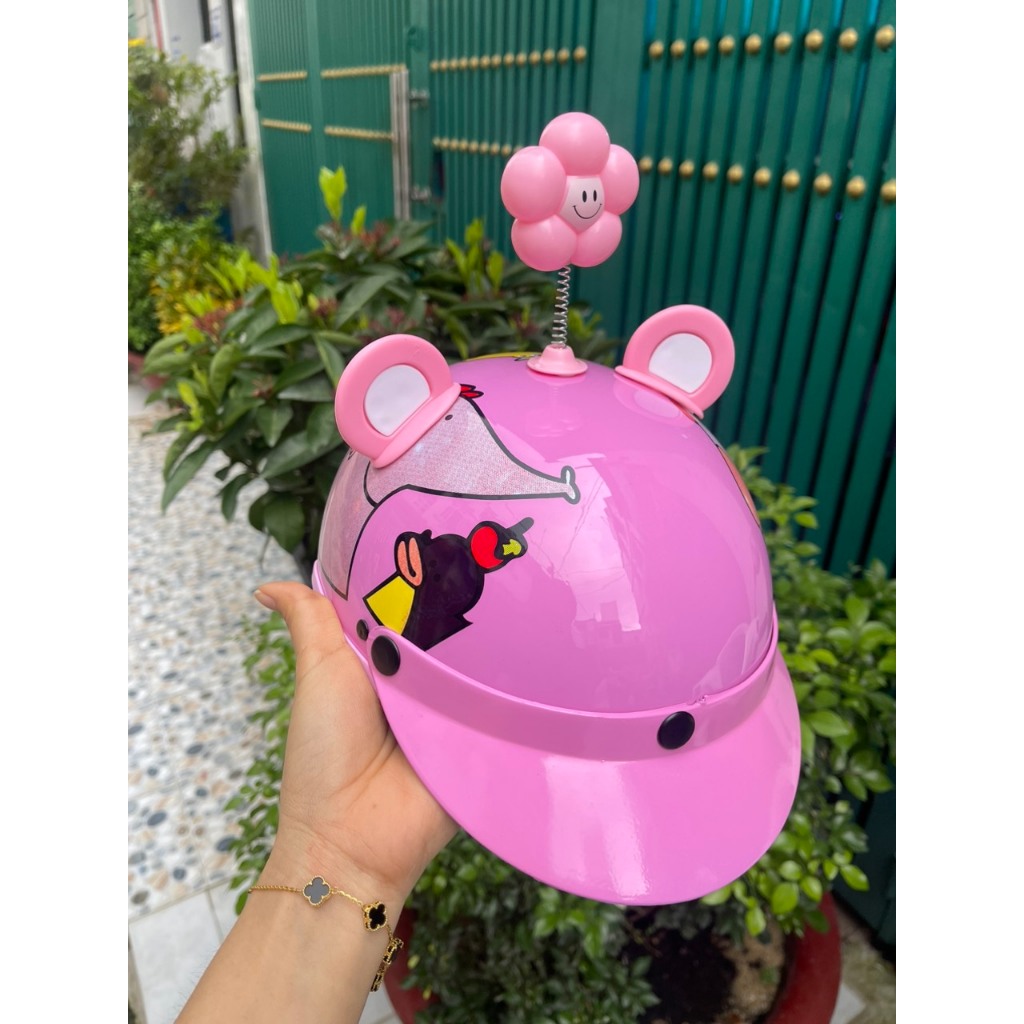 Nón bảo hiểm hưu cao cổ cho bé từ 3tuổi đên 10 tuổi