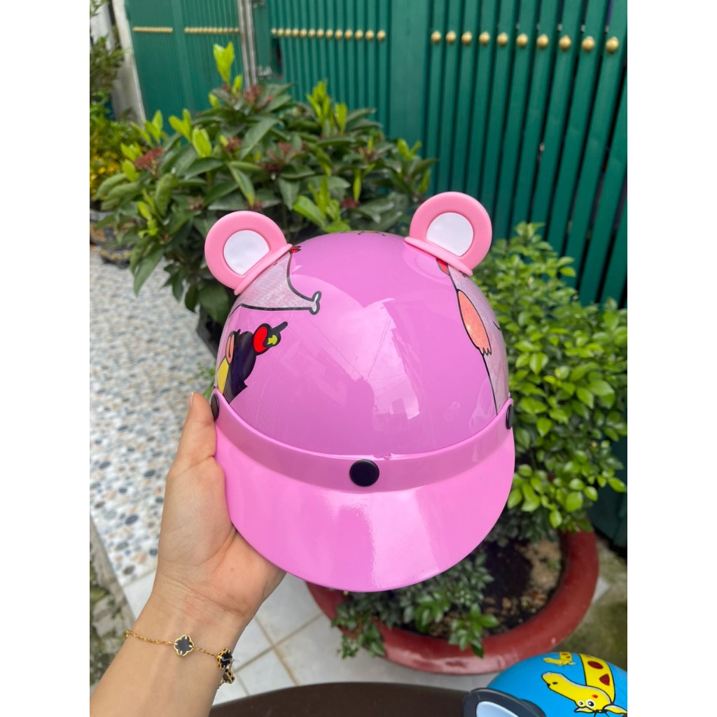 Nón bảo hiểm hưu cao cổ cho bé từ 3tuổi đên 10 tuổi