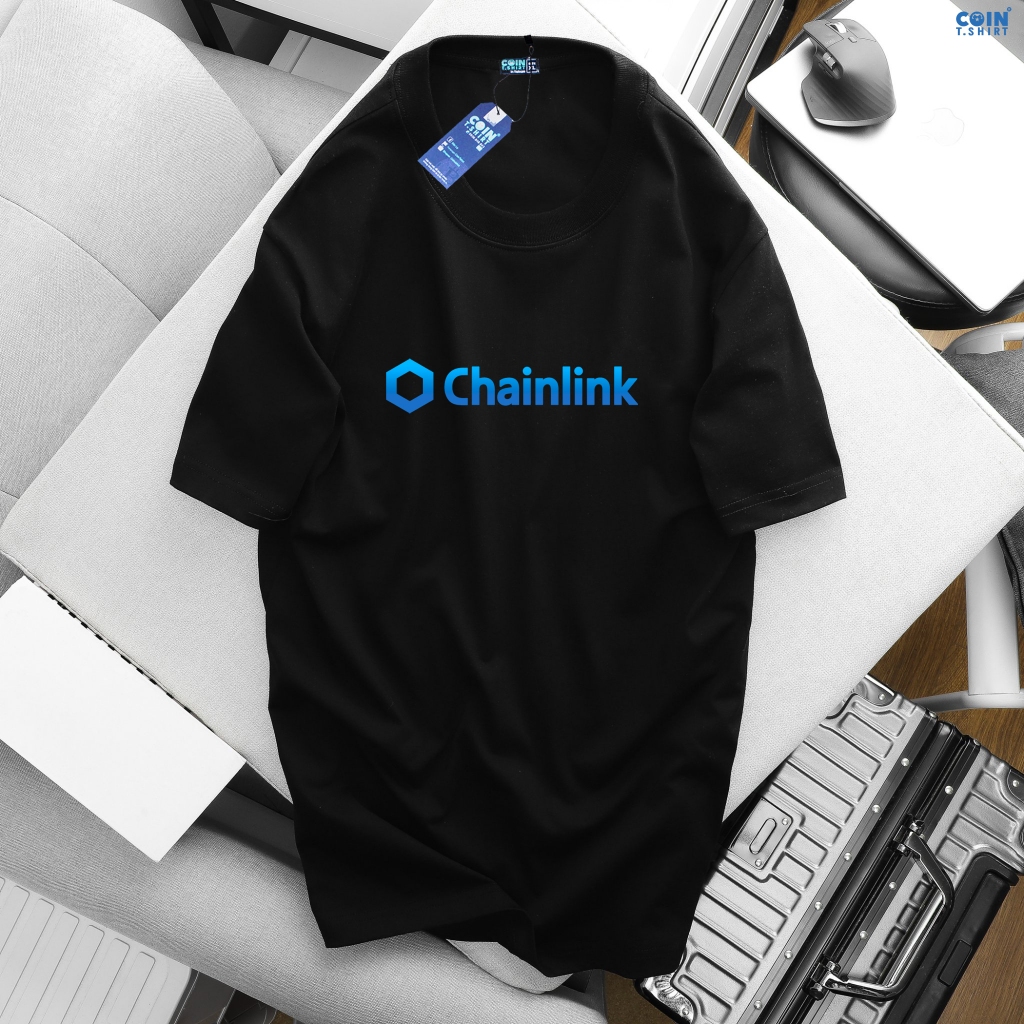 Áo Polo cao cấp ChainLink, Binance, Bitcoin, Cointshirt