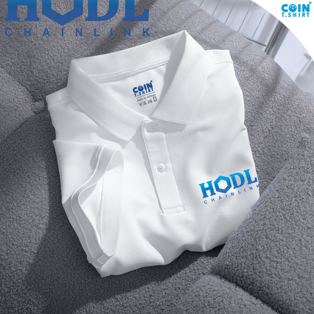 Áo Polo cao cấp ChainLink, Binance, Bitcoin, Cointshirt