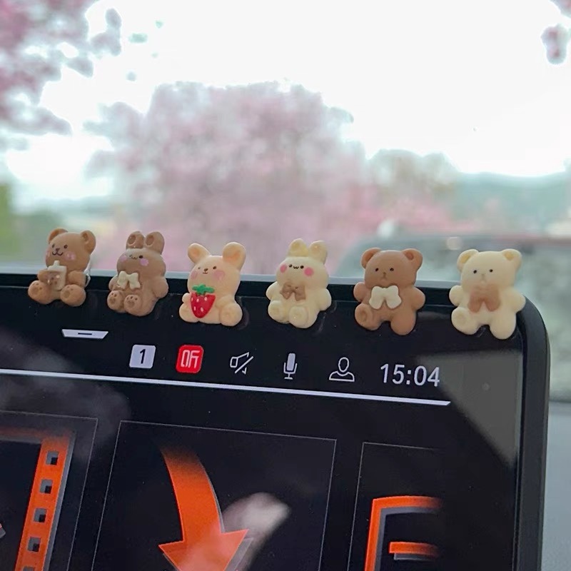 Đồ trang trí ô tô, trang trí bảng điều khiển thú cưng siêu dễ thương