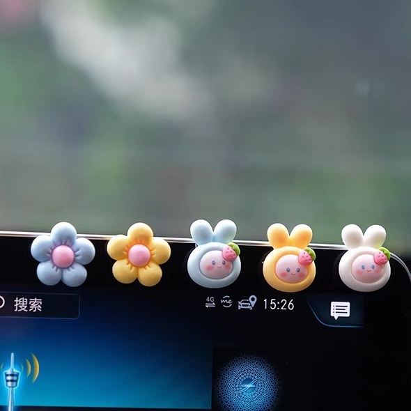 Đồ trang trí ô tô, trang trí bảng điều khiển thú cưng siêu dễ thương