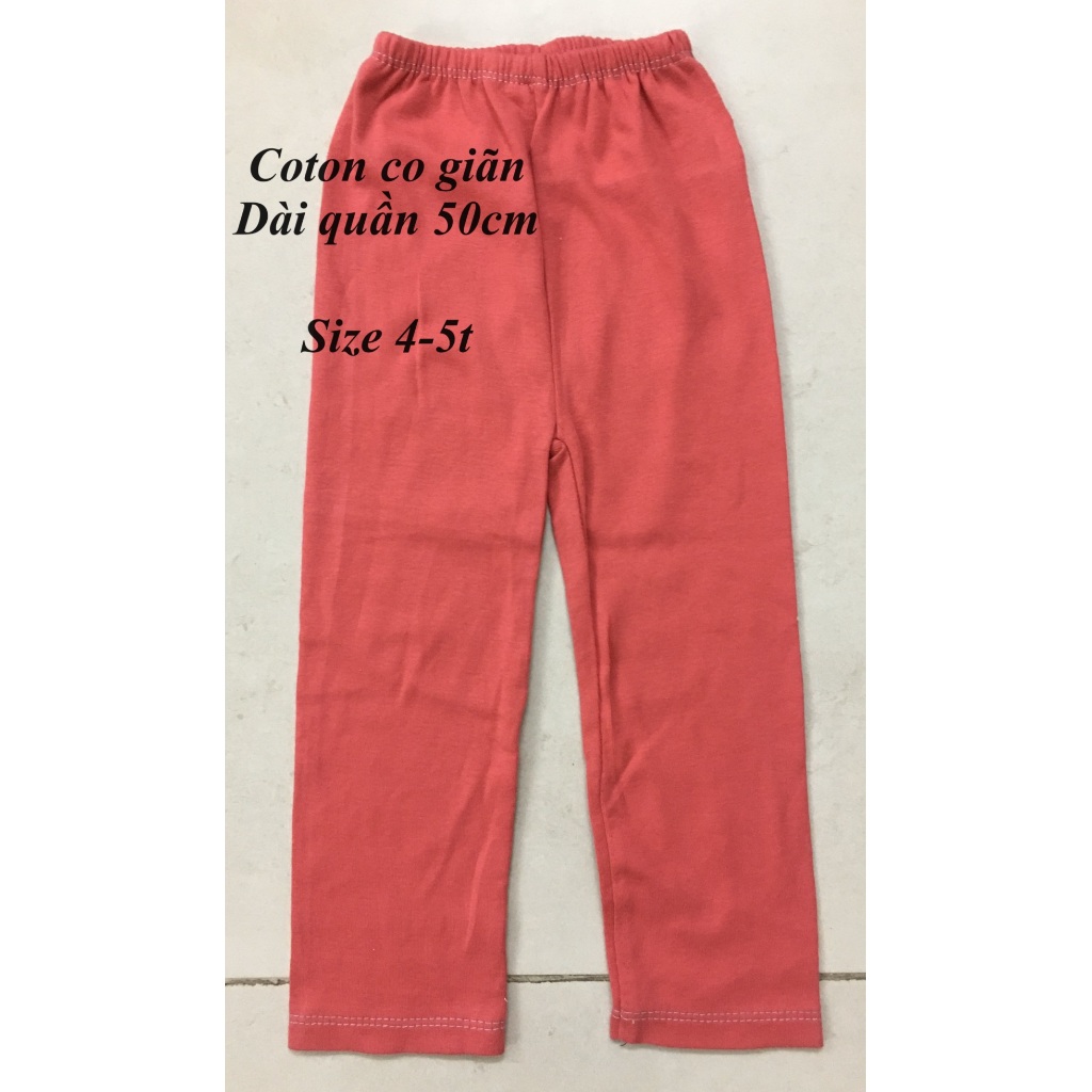 Quần cotton dài bé gái lẻ mẫu thanh lý rẻ