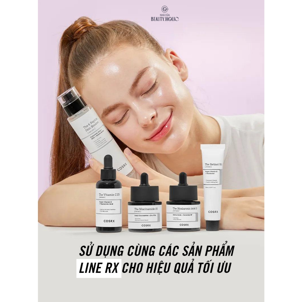 Tinh chất tăng cường COSRX THE 6 PEPTIDE SKIN BOOSTER SERUM