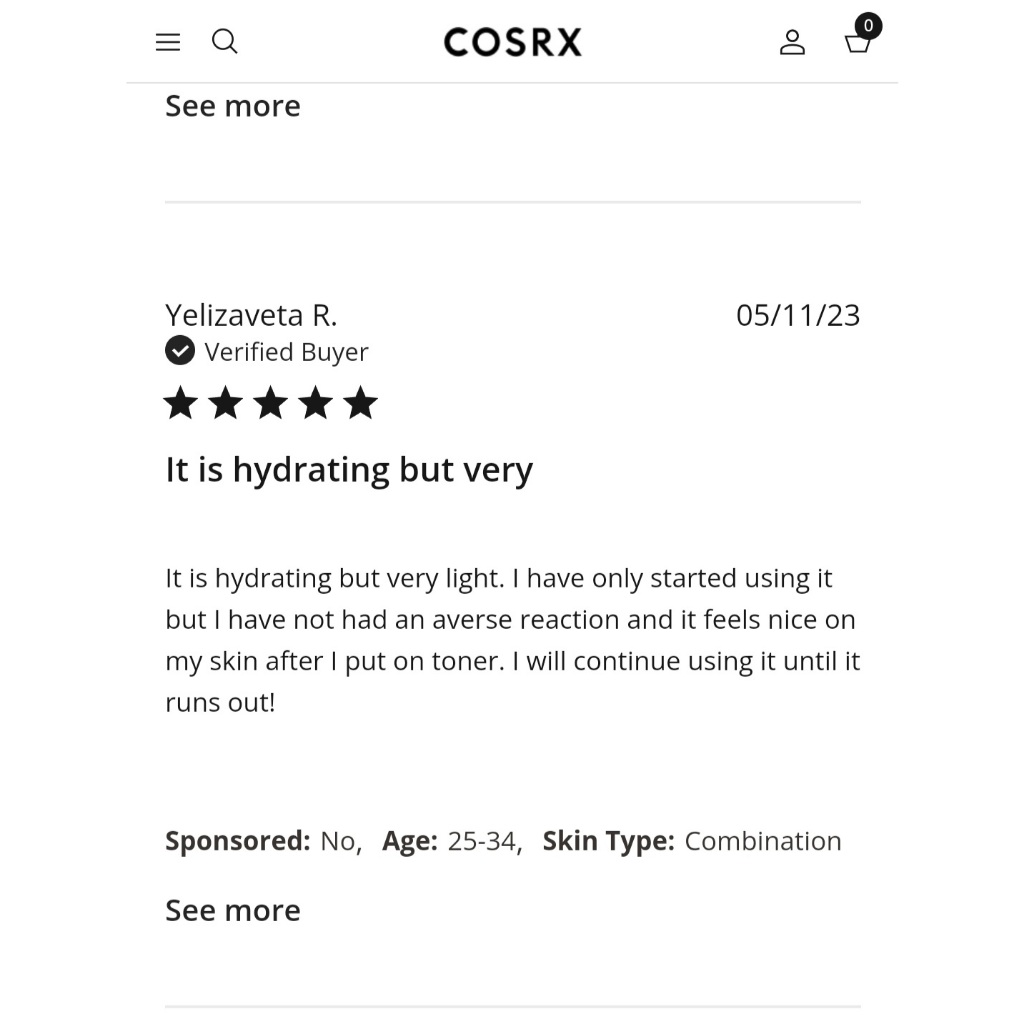 Tinh chất tăng cường COSRX THE 6 PEPTIDE SKIN BOOSTER SERUM