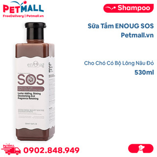 Sữa Tắm ENOUG SOS Cho Chó Có Bộ Lông Nâu Đỏ 530ml Petmall