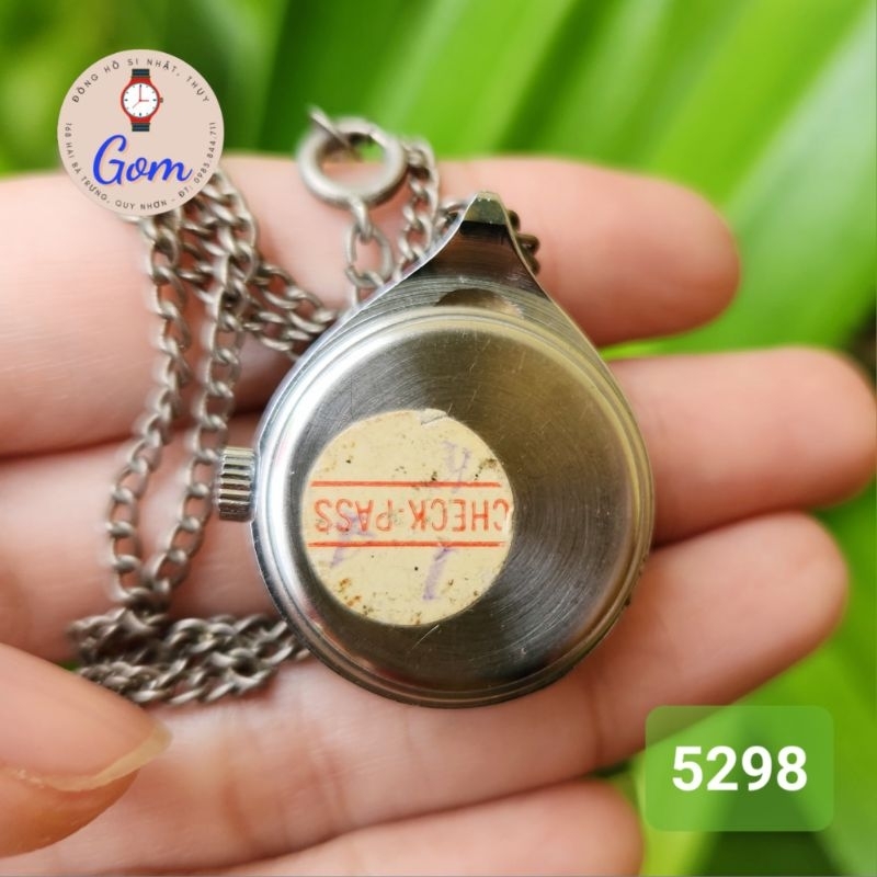 Đồng hồ quả quýt si Nhật Mu8k cơ cót 5298