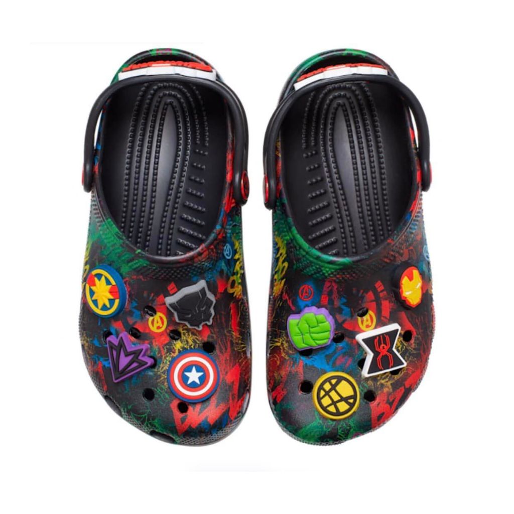 Sục Crocss Siêu Nhân Marvel - Tặng Bộ Jibits