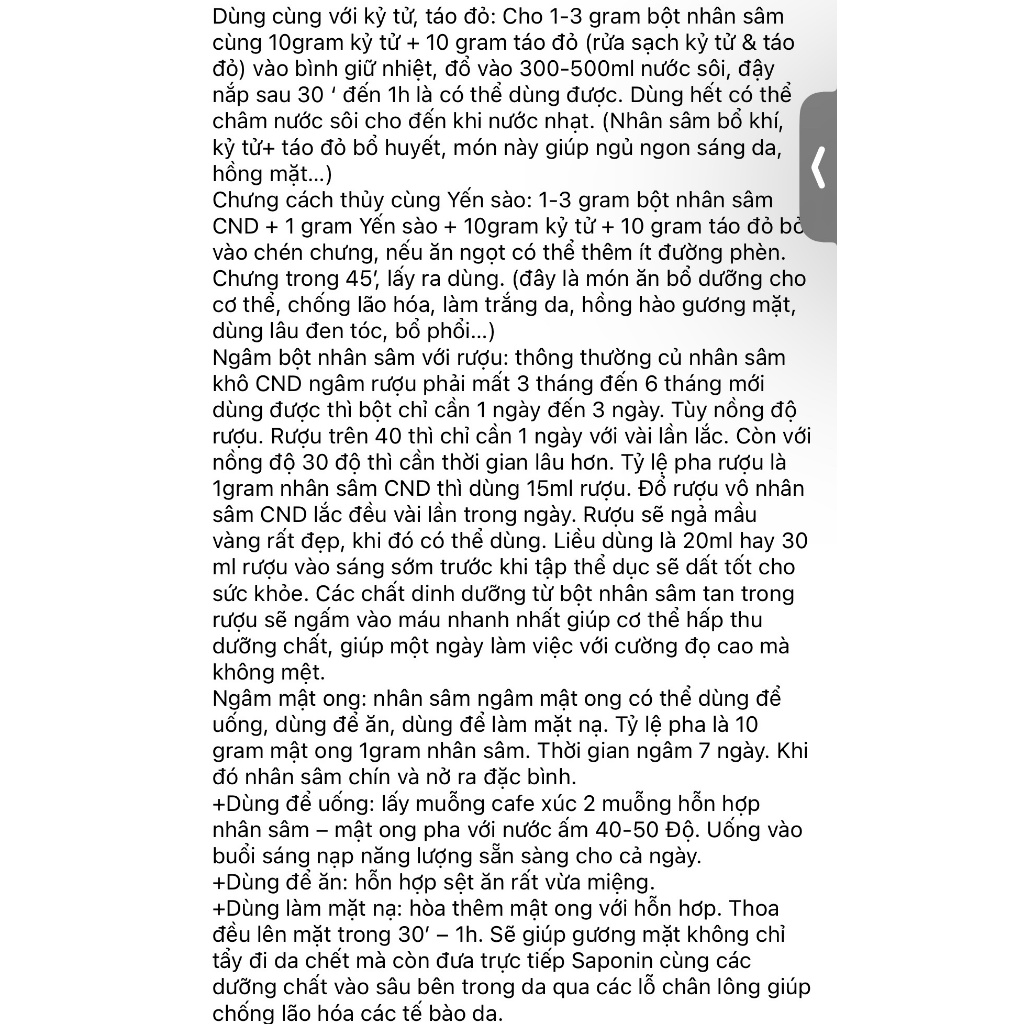 Bột Nhân Sâm Canada CND