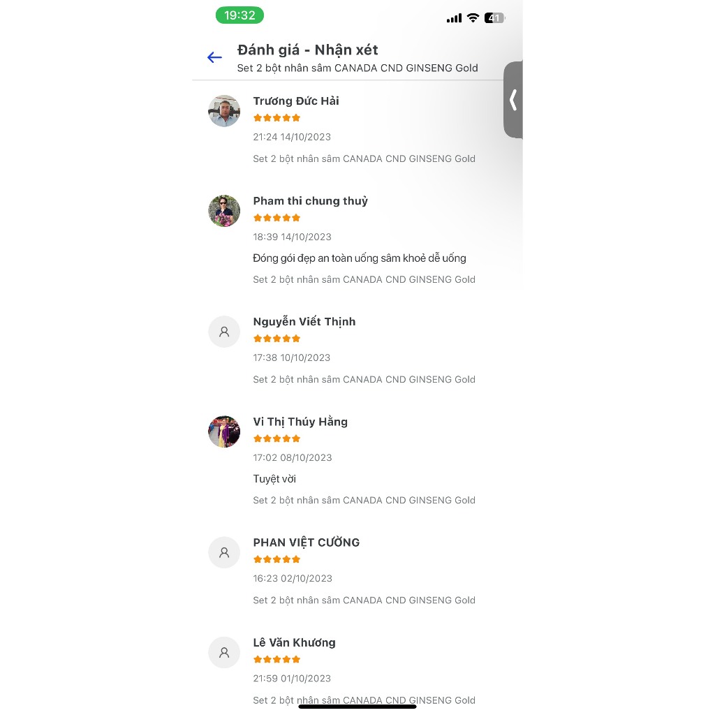 Bột Nhân Sâm Canada CND