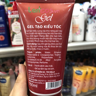Gel tạo kiểu tóc Kella 150ml