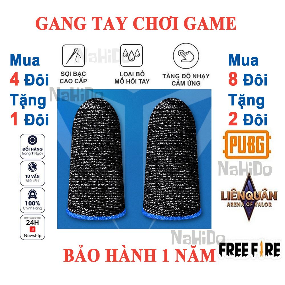 Găng Tay Chơi Game Sợi Bạc Cao Cấp Co Giãn Chống Mồ Hôi, Bao Tay Chơi Game