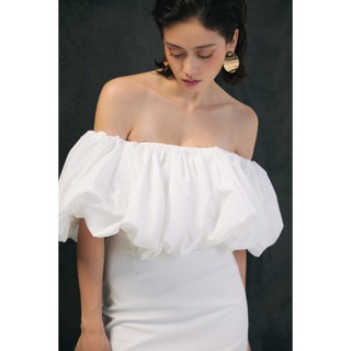Season studios | đầm trễ vai clounie dress