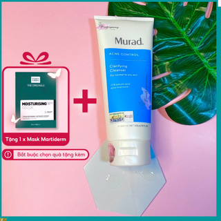 [Mã COSBAUH3 giảm 8% đơn 300K] [HÀNG CÔNG TY] Sữa Rửa Mặt Ngừa và Giảm Mụn Murad Clarifying Cleanser Acne 200ml