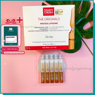 [HÀNG CÔNG TY] Ampoule Chống Oxy Hoá, Phục Hồi, Điều Tiết Bã Nhờn - MartiDerm The Originals Proteos Liposome