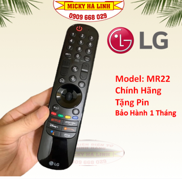 ĐIỀU KHIỂN REMOTE TIVI LG 2022 AN-MR22GC CHÍNH HÃNG ( Dùng cho ti vi model 2022 ) Magic remote với tivi LG